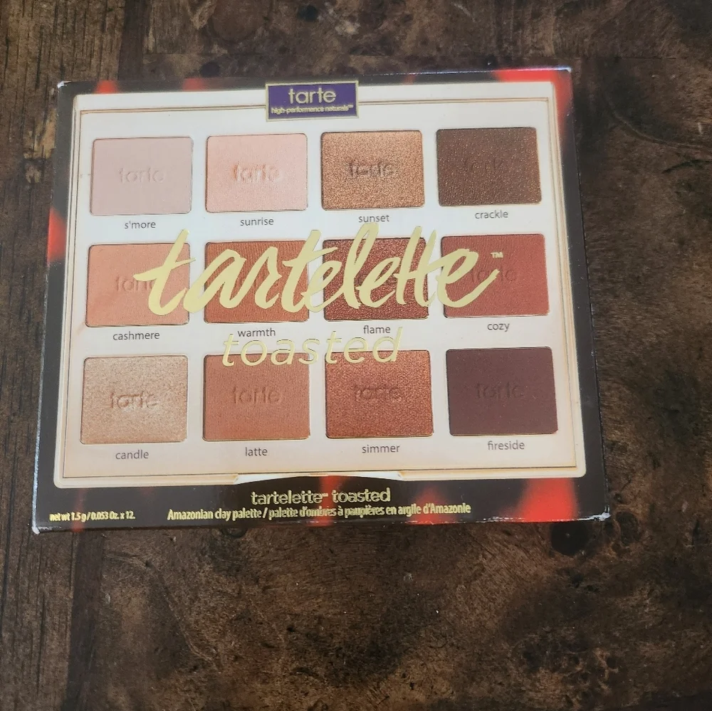 Tarte Cosmetics tartelette toasted eyeshadow palette NEW